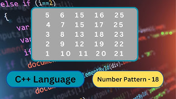 Solve any Number Pattern program part 18 in C++
