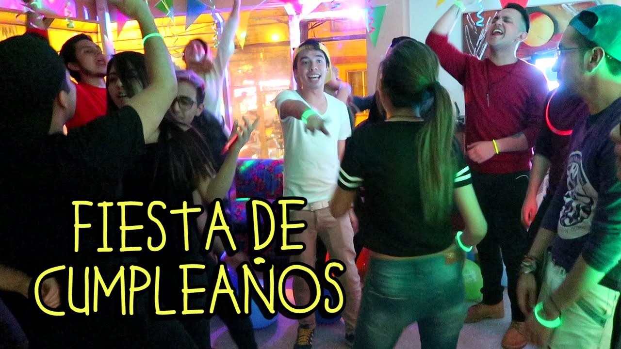 youtubers chilenos chistosos Mi Fiesta Sorpresa de Cumpleaños y Regalos Que Me Dieron y Rompemos una Piñata - VLOG #38
