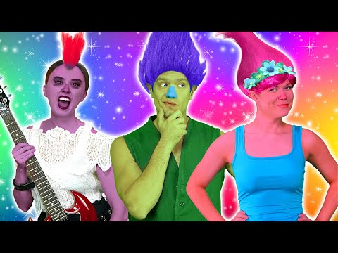 TRY NOT TO SING TROLLS WORLD TOUR SONGS. POPPY VS BRANCH VS BARB VS DELTA DAWN JUST SING MOVIE.
