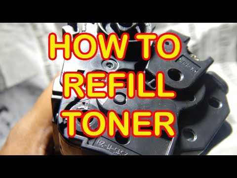 How to Refill Toner of HP LaserJet P1505