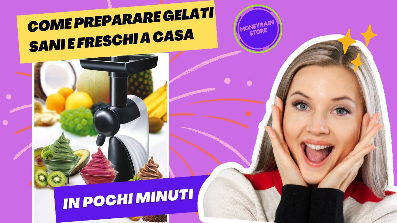 PERFECT ICE CREAM MAKER 🍨 Prepara gelati sani, freschi e naturali in ...