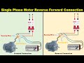 Single Phase Motor Reverse Forward Connection || Motor Connection @TheElectricalGuy