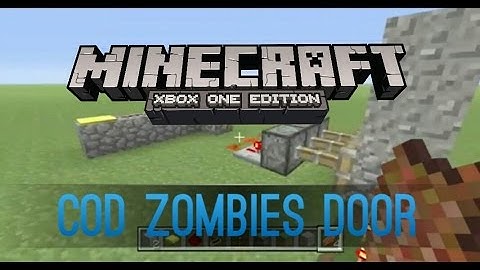 Minecraft: How to make a Cod Zombies Door