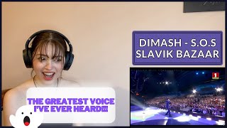 The Greatest Voice in The World | Dimash - S.O.S | Slavic Bazaar Reaction