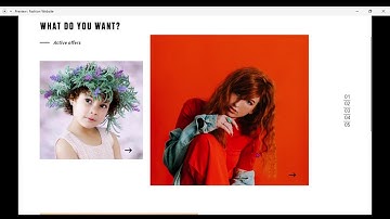 Beauty Fashion web design | Prototype  |  Animation by  adobe Xd