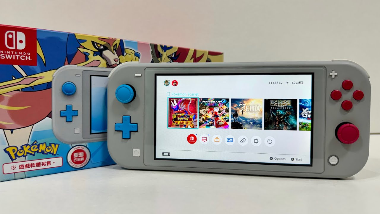 Unboxing Nintendo Switch Lite + Game Pokemon Scarlet - YouTube