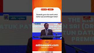 Sarawak guna sisa sawit untuk bahan api penerbangan lestari