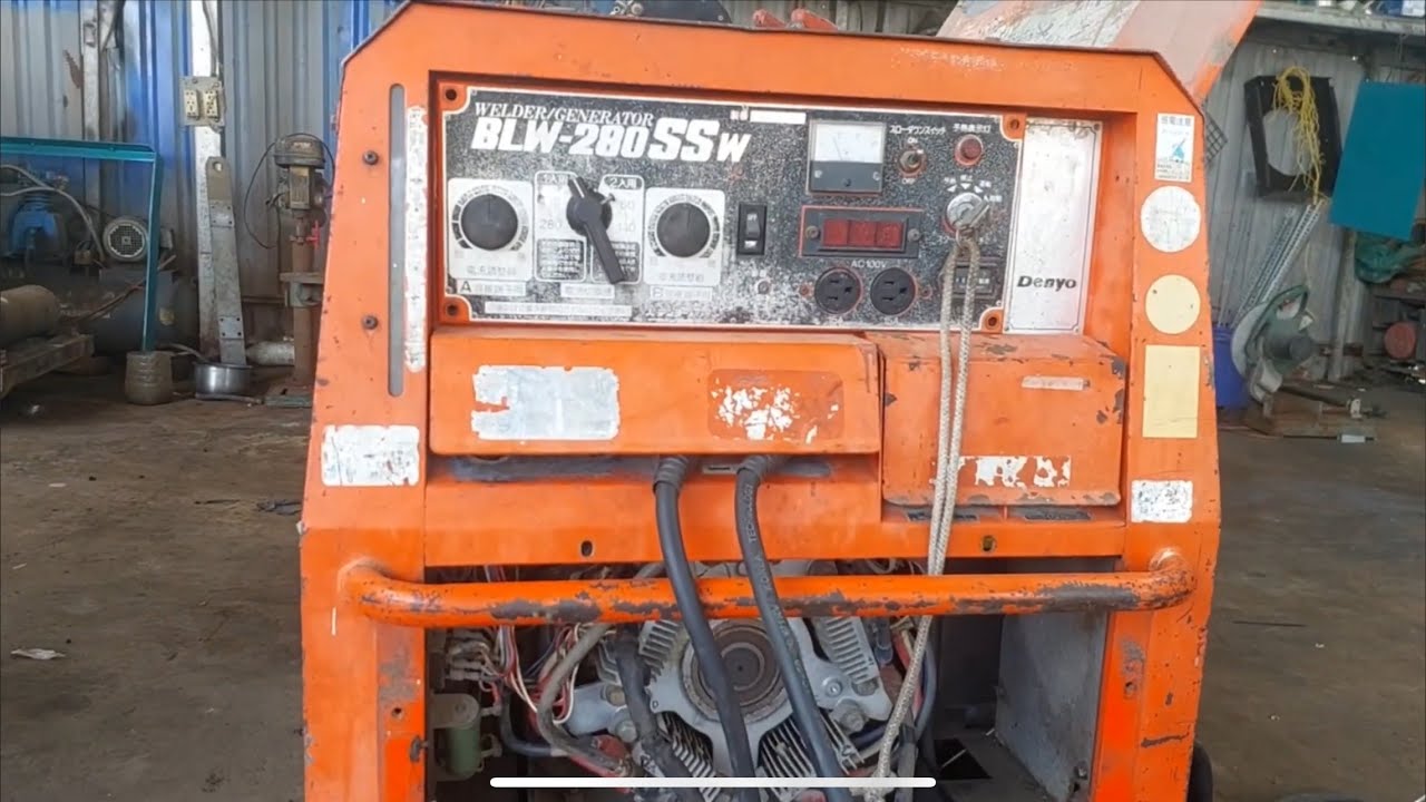 Máy phát điện phát hàn Denyo 280SSW dòng hàn 280A 2 kiềm hàn 3 pha 220V | Máy phát điện Hoàng Kim