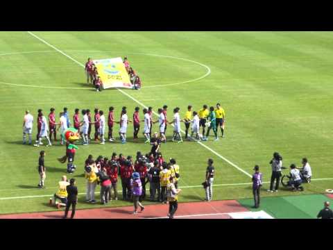 20150920岡山vs群馬【選手入場～試合開始】