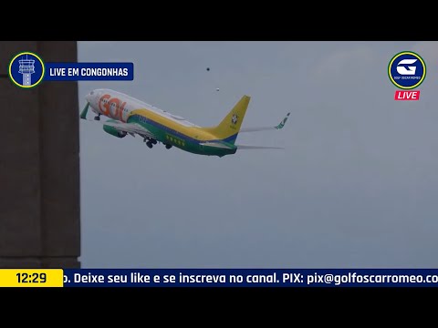 Registro de Decolagem do Gol em Congonhas com Aparição de Objeto