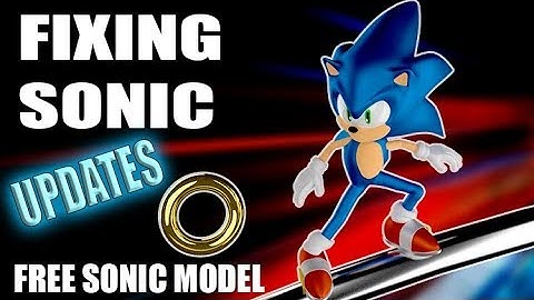MAKING SONIC GREAT AGAIN | SPEED MODELING | BLENDER | CHANNEL UPDATES