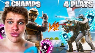 2 Champions vs 4 Platinums (Rainbow Six Siege)