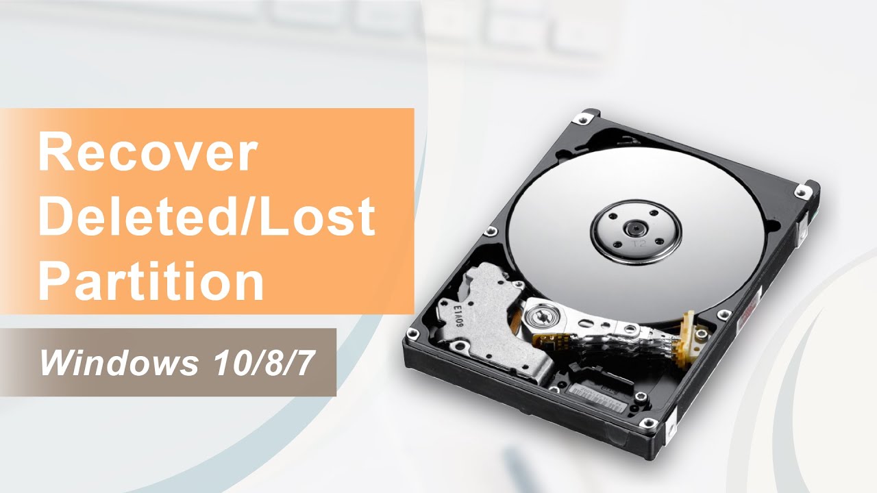 How to Recover Deleted/Lost Partition in Windows 10/8/7? 