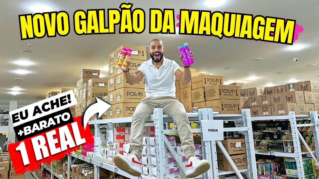 MAQUIAGEM NA 25 de MARÇO R$ 1 REAL DESCUBRA O FORNECEDOR MAQUIAGEM, LOJA MAQUIAGEM +BARATO BRÁS SP