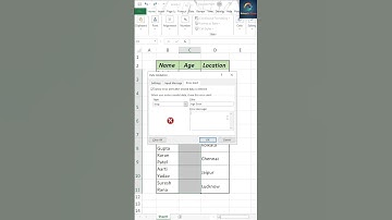Data validation with the Shortcut key in Excel 🔥#excel #spreadsheetmagic #shortsvideo #exceltips