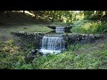 Каскад водопадов, фонтан и родник в Логойском парке (30.06.2021, Логойск)
