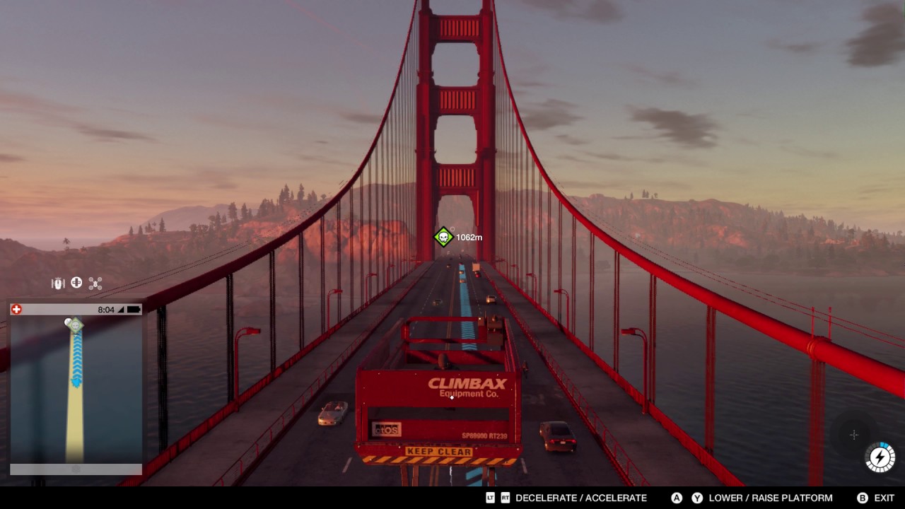 Watch Dogs 2 Climbax Equipment Co Lift Golden Gate Bridge San Francisco To Vista Point Youtube