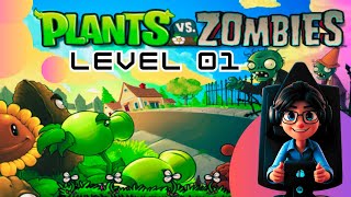 Plants Vs Zombies Game Play Level 01 Mini Play