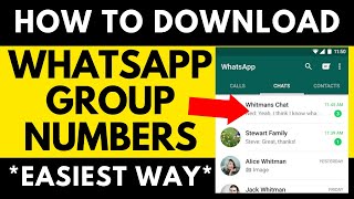👉 HOW TO DOWNLOAD ALL WHATSAPP GROUP CONTACTS - Copy, Save, & Export WhatsApp Group Numbers To Excel screenshot 4