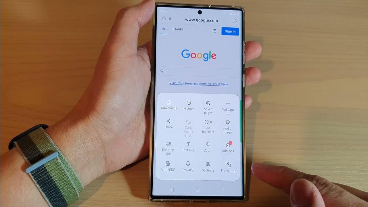 Galaxy S22/S22+/Ultra How to Delete Cookies and Site Data For Samsung