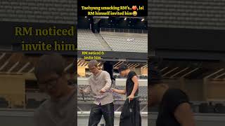 Taehyung Smacks Rm Rm Invited Him Himself Loltaehyung rm bts