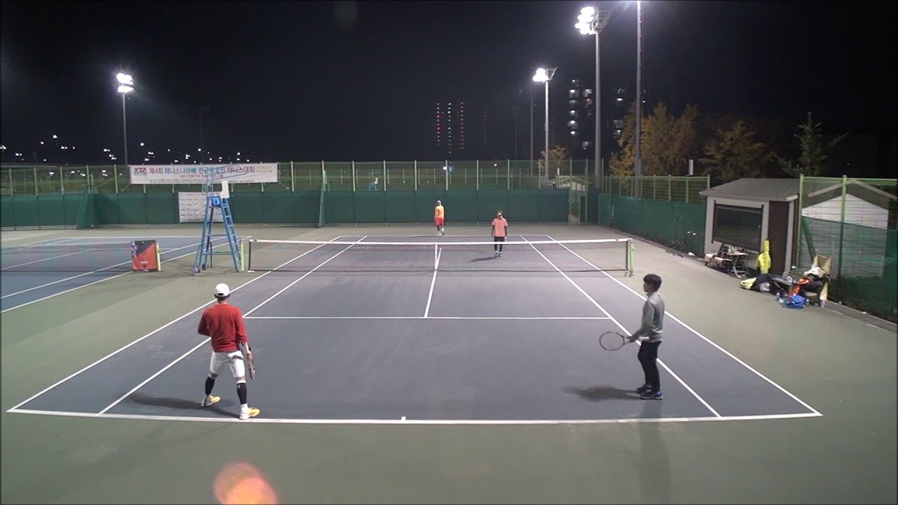 2017 테니스나라배지도자부 4강 이광희 김기섭 vs 안덕환 최환영