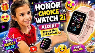 📱⌚ Honor Choice Watch 2i Aldık! Zeynep Naz Çok Sevindi