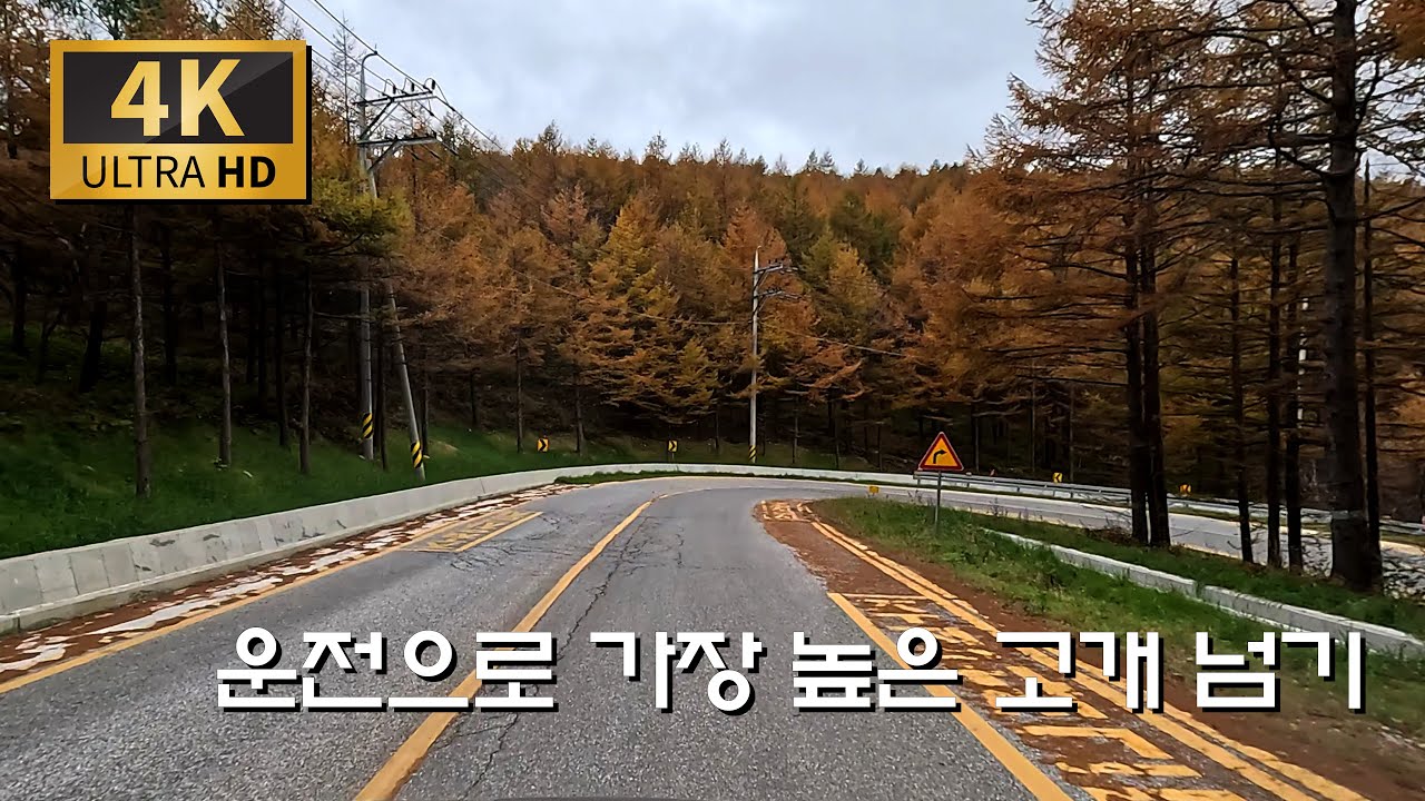 차로 넘는 가장 높은 고개/만항재 오르기