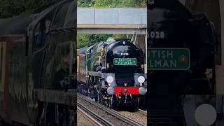 35028 Clan Line Merchant Navy 67024 Db Cargo 1Y92 Meopham Station, 11.09.2025