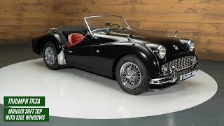 Triumph TR3A | Extensively Restored | Overdrive | 1961 -VIDEO- www.ERclassics.com
Interested in this car? Please visit ► https://www.erclassics.com
For more than 40 pictures, 360 degrees pictures and availability, take a look at our website www.erclassics.com
✔ Europes #1 Online Classic Car Dealer
✔ More than 400 classic cars in stock
✔ Worldwide door to door delivery
Telephone: + 31 416751393
E-mail: info@erclassics.com
*FOLLOW US ON SOCIAL MEDIA!*
Facebook ► https://www.facebook.com/erclassicsholland
Instagram (@erclassics) ► https://www.instagram.com/erclassics Triumph TR3A | Extensively Restored | Overdrive | 1961 -VIDEO- www.ERclassics.com