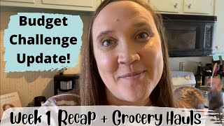GROCERY BUDGET CHALLENGE WEEK 1 || Meals of the week and Grocery Hauls || SAMs + Aldi haul