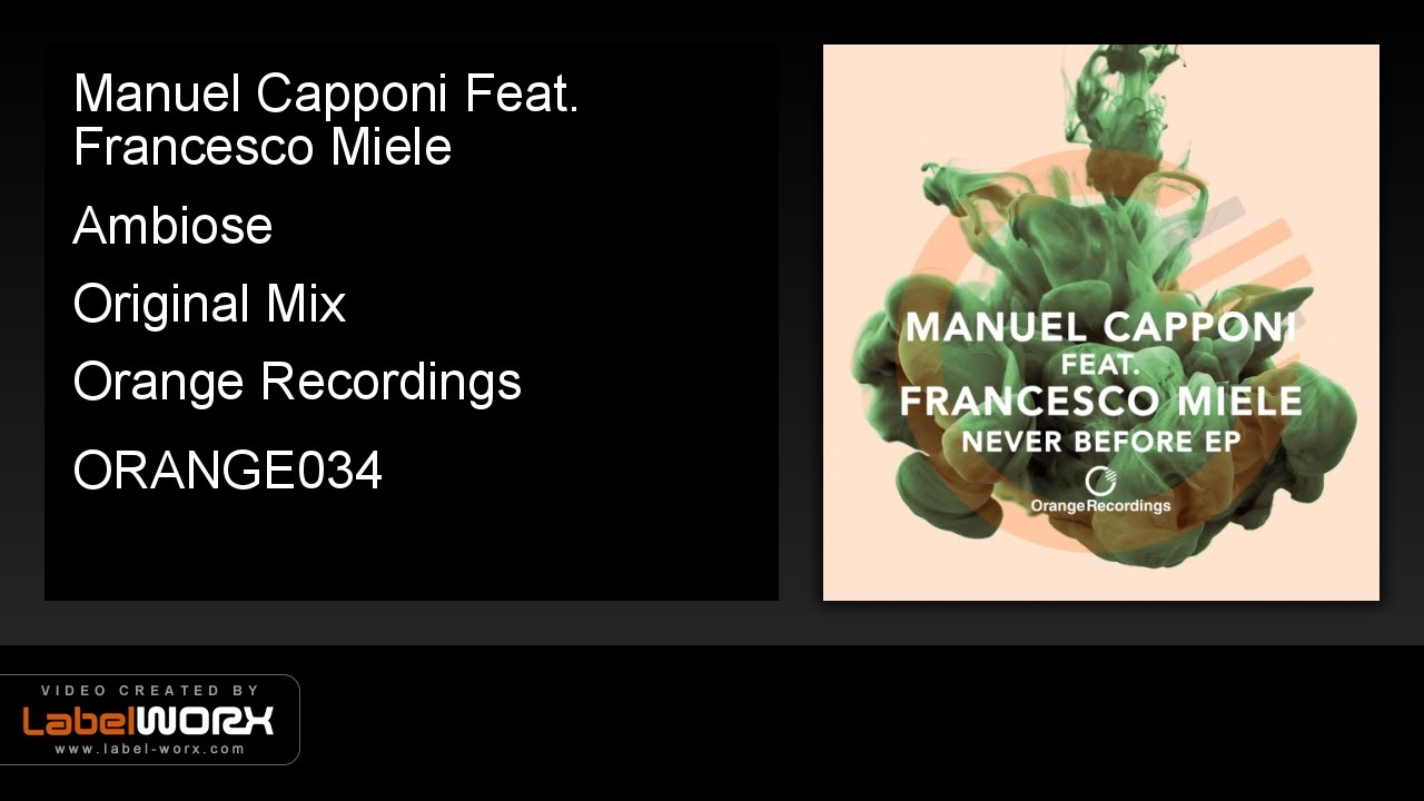 Watch Manuel Capponi Feat. Francesco Miele - Ambiose (Original Mix) on YouTube Watch Manuel Capponi Feat. Francesco Miele - Ambiose (Original Mix) on YouTube