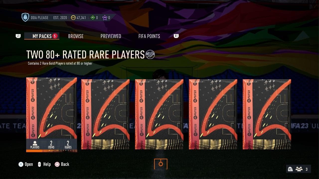 5 X TWO 80+ UPGRADE PACKS IN FIFA 23!