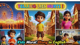Telling lies is a Sin | Kids Moral story in English | Animated Moral story #cartoon #animated