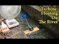 How To Make Turbine Float On River