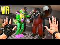 VR Гига Монти защищает охранника от монстров в пиццерии FNAF COOP Бонелаб VR BONELAB