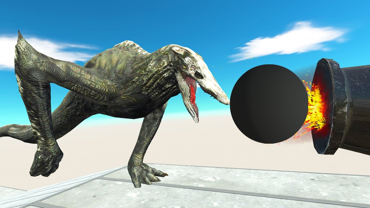 GIANT MONSTERS CLIMB THE CANNONBALL PATH #3 - Animal Revolt Battle Simulator funny moments