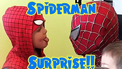 Spiderman birthday party at McDonalds! TORYS TOY TIME (RyanToysReview #1 fan!)