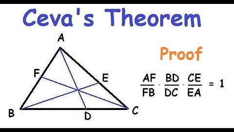 Proof of Ceva