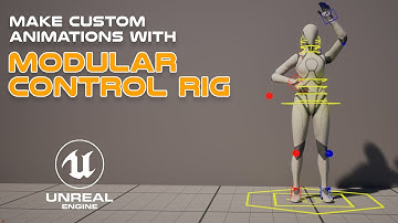 How To Make Custom Animations For Your Game Character Fast With Modular control rig! Unreal engine 5