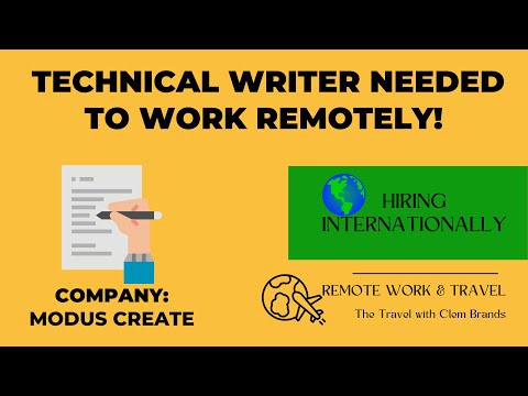 TECHNICAL WRITER NEEDED