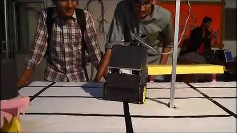 Automatic waiter, Robotics Section, IIT Roorkee - Srishti 2014