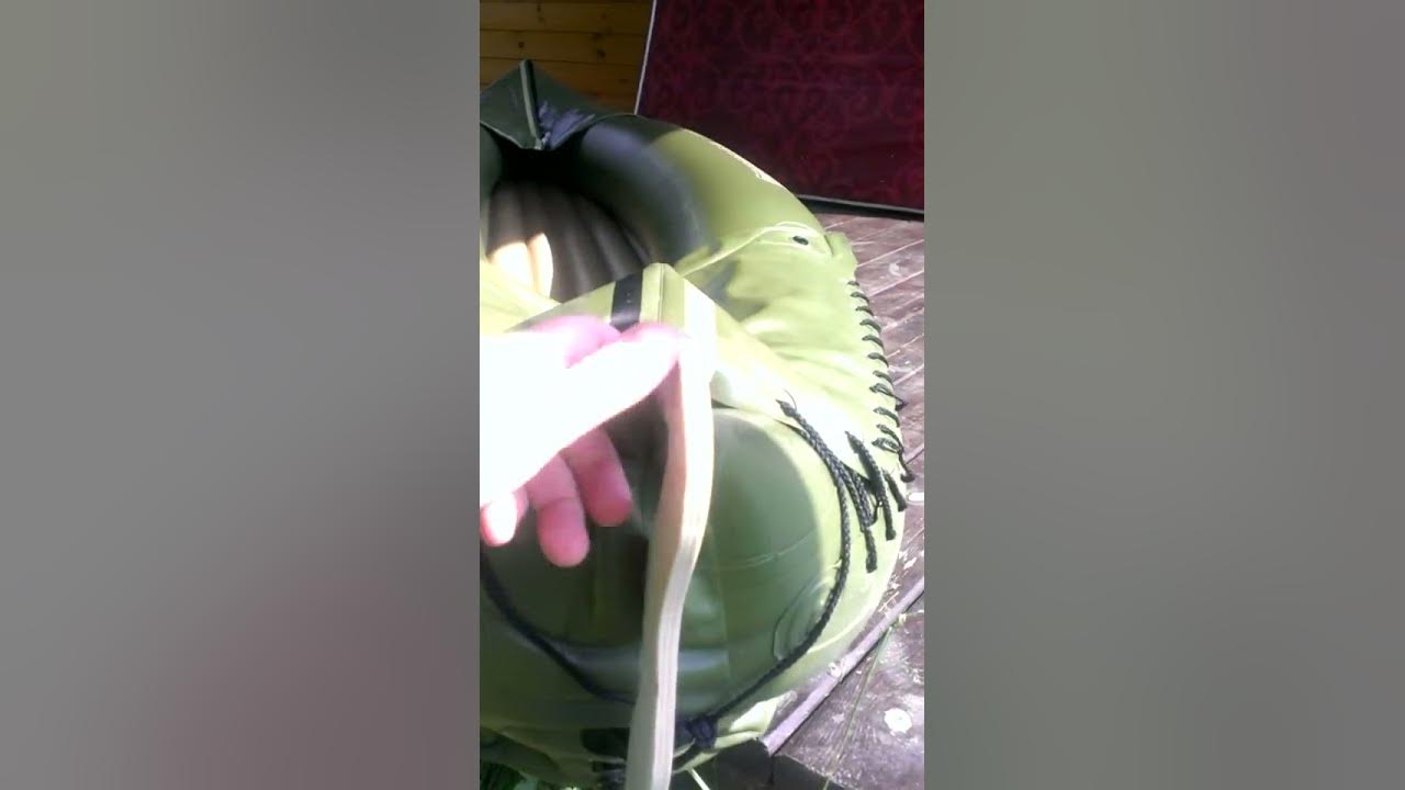 Киль Скег для лодки байдарки каяк пвх своими руками sevylor - YouTube
