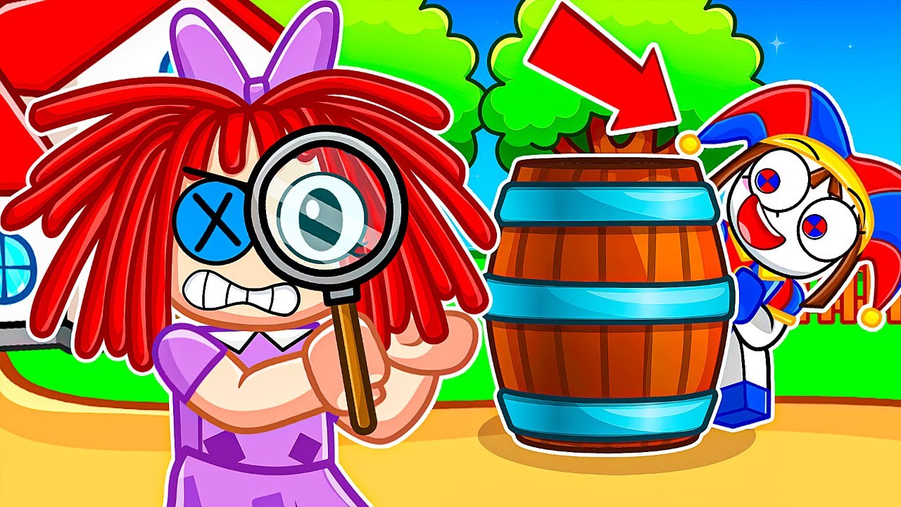 SE ESCONDA OU MORRA com Ragatha e Pomni | Roblox