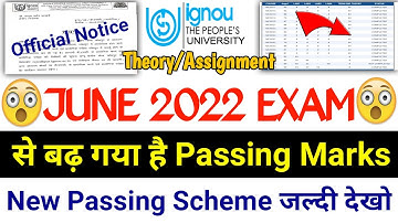 ignou exam passing marks बढ़ गया | ignou exam passing marks | ignou assignment passing marks| ignou