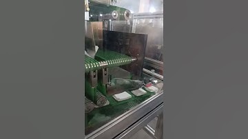 Wet towel packaging machine exported to Saudi Arabia Equipped with punching and labeling machine