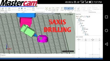 5axis drilling | mastercam