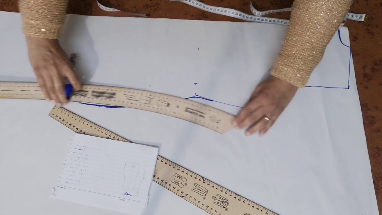 شرح تفصيلي لعمل باترون فستان كب للمبتدئين بطريقة مبسطة