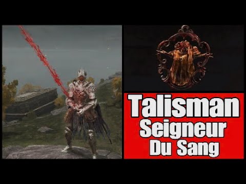 Elden Ring - Talisman Seigneur Du Sang / Augmente Dégât Saignement