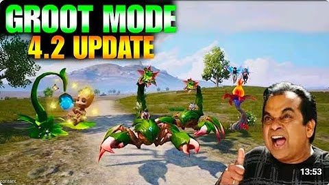 Bgmi new Update 4.2 Is Here | New Groot Power And Scorpions Vehicles | new Tree Map - Bgmi Gameplay